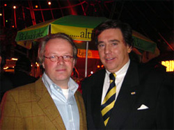 A.J Gouweloos samen met de Dhr Ed Nijpels