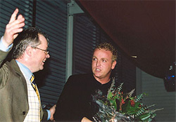 Optreden Gordon bij opening van MILANO