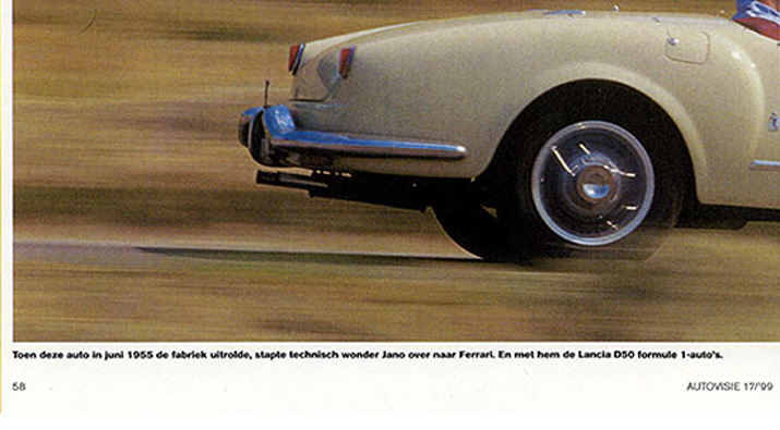 Onlangs reed de Aurelia B24 Spider nog Luik - Rome - Luik