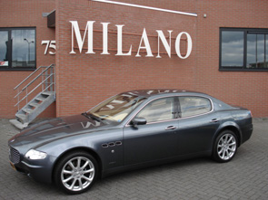 Een bijzonder mooie Maserati Quattroporte met slechts 14.000 km op de teller.